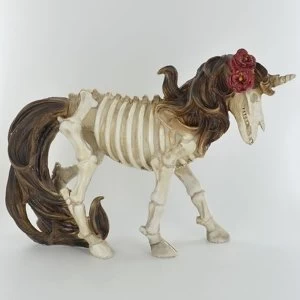 Image of Day Of The Dead Unicorn Figurine