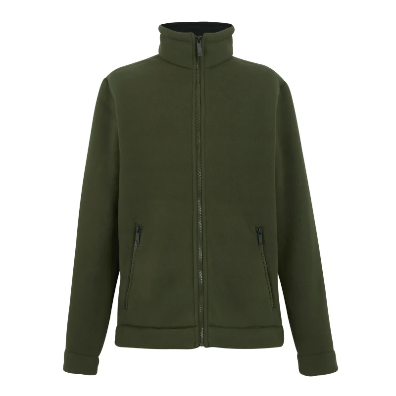 Image of Regatta Regatta Men 'Garrian II' Full Zip Fleece in Dark Green Size: Small Dark Green S Male 5059404848195