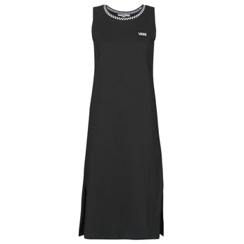 Image of Vans KALIE TANK MIDI DRESS womens Dress in Black - Sizes S,M,L,XS