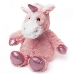Image of Warmies Cozy Heatable Plush Sparkly Unicorn - Pink