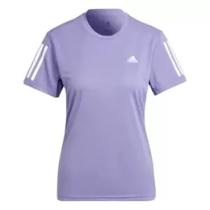 Image of adidas Own The Run T Shirt Womens - Purple