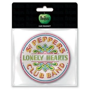 Image of The Beatles - Sgt Pepper Drum Rubber Magnet