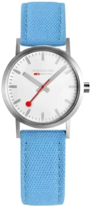 Image of Mondaine Watch Classic 30mm Modern Blue