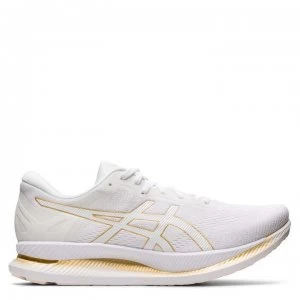 Image of Asics Glide Ride Trainers Ladies - White/Gold