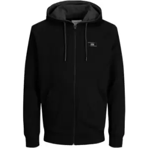 Image of Jack and Jones Direct Zip Hoody Mens - Black