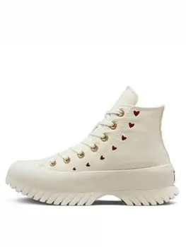 Image of Converse Chuck Taylor All Star Lugged 2.0 Hi-Tops - Off-White, Off White, Size 5, Women