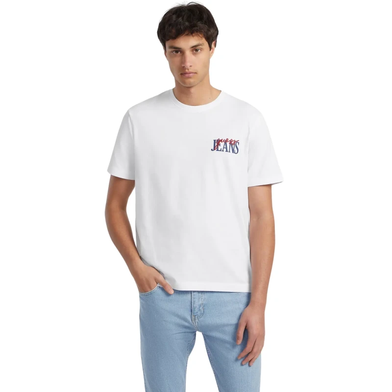 Image of Guess T-Shirt with logo Guess Blanc Male M