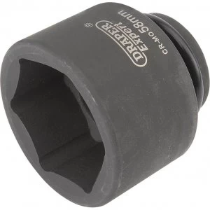Image of Draper Expert 3/4" Drive Hexagon Impact Socket Metric 3/4" 58mm
