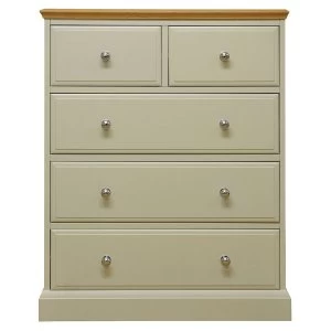 Image of Robert Dyas Vivianna Ready Assembled 5-Drawer Wide Chest of Drawers