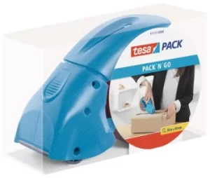 Image of Tesa Hand Packaging Tape Dispenser Blue
