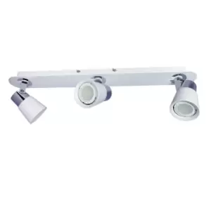 Image of Iris 3-Light 54cm Track Light GU10 White Chrome
