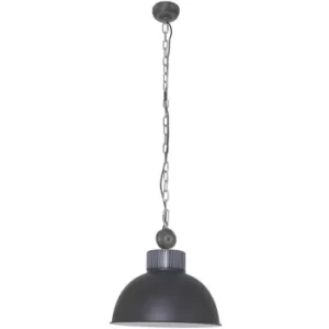Image of Sienna Dinko Dome Pendant Ceiling Lights Black Matt, Metal