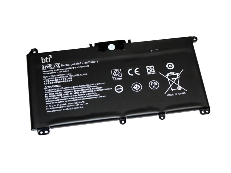 Image of BTI HW03041XL compatible 41.04Wh 3-cell battery for HP PAVILION 15-EG