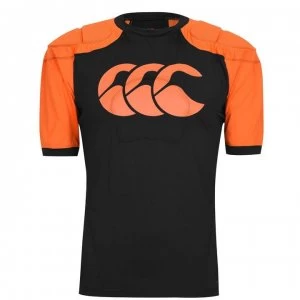 Image of Canterbury Vapodri Raze Protective Rugby Vest - Black/Orange