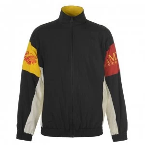 Image of PERRY ELLIS Embroidered Arm Logo Jacket - Black D017WAE