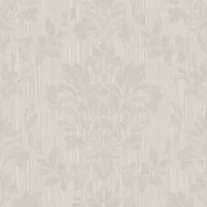 Image of Boutique Royale Damask Champagne Wallpaper