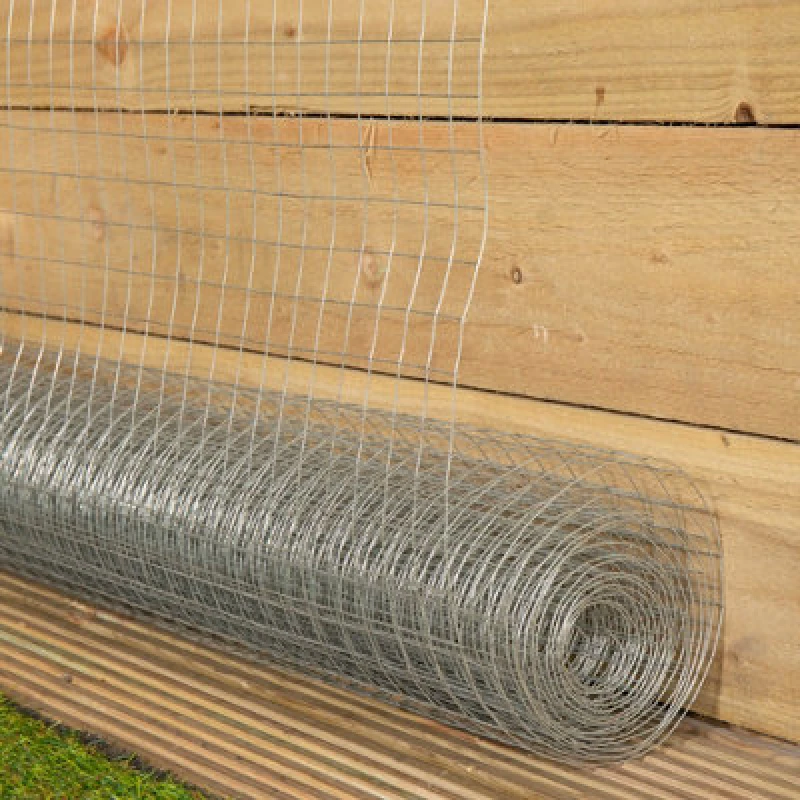 Image of Samuel Alexander 5M X 90Cm X 25mm Wire Mesh Garden Galvanised Netting