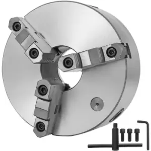 Image of VEVOR K11-250 10" 3 Jaw Lathe Chuck Reversible Jaw Cast Iron Grinding Machine 250mm CNC Lathe Self-Centering Semi-Steel