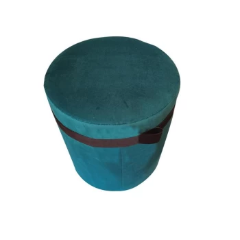 Image of Stanford Home Home Two Tone Stool - Dark Green