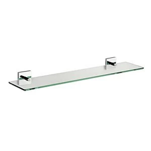 Image of Croydex Chester Flexi-Fix Glass Shelf