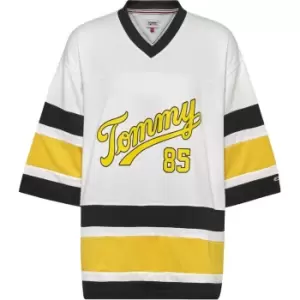 Image of Tommy Jeans Tjw Ovr Collegiate 85 V Mesh Top - White