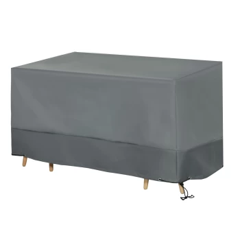 Image of Outsunny 127x72cm Outdoor & Garden Furniture Table Chair Sofa Set Cover Water UV Resistant Protection 600D Oxford Fabric Rattan Lounge Clean Cover