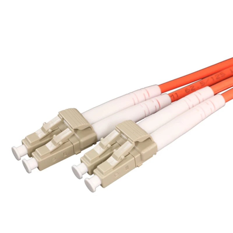 Image of Cablenet 3m OM1 62.5/125 LC-LC Duplex Orange LSOH Fibre Patch Lead
