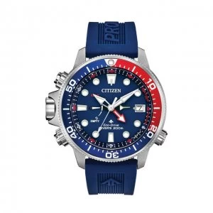 Image of Citizen Blue 'Promaster Aqualand Diver' Eco-Drive Watch - Bn2038-01L