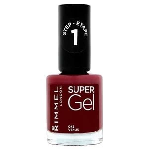 Image of Rimmel Super Gel Nail Polish Venus Red