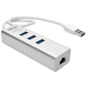 Image of Tripp Lite USB 3.0 SuperSpeed to Gigabit Ethernet NIC Network Adapter