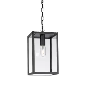 Image of Lofoten Outdoor Ceiling Chain Light, Black, IP44, E27