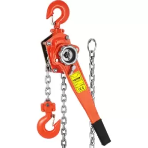Image of 3T Chian Hoist Manual Lever Chain Hoist Ratcheting Lever Block Chain Hoist Come Along Puller Pulley for Warehouse Garages (1.5M) - Vevor
