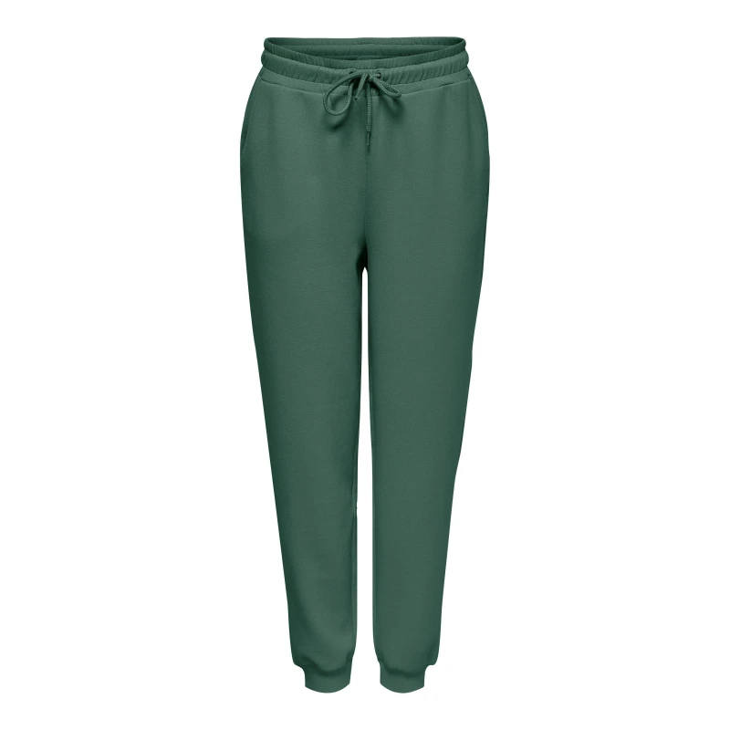 Image of Only Play Womens High Waist Closed Hem Jersey Joggers Duck Green female 10 (S)