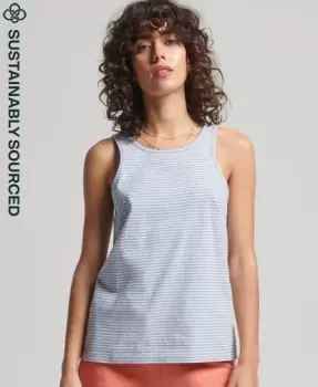 Image of Superdry Organic Cotton Vintage Logo Stripe Vest