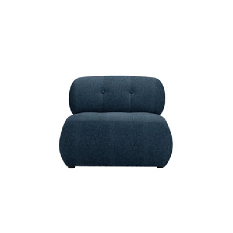 Image of LPD Reese Midnight Boucle Fabric Accent Chair