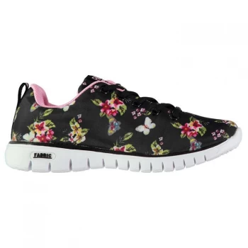 Image of Fabric Flyer Runner Trainers Childrens - Floral
