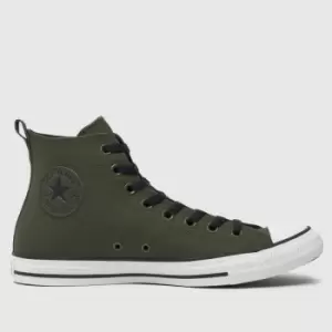 Image of Converse Dark Green All Star Hi Tec Tuff Trainers