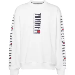 Image of Tommy Jeans Tjw Rlxd Archive Crew - White