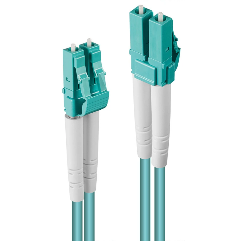 Image of Lindy 50m LC-LC OM3 50/125 Fibre Optic Patch Cable