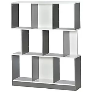 Image of HOMCOM Shelf 836-259CG White 1,000 x 300 x 1,240 mm