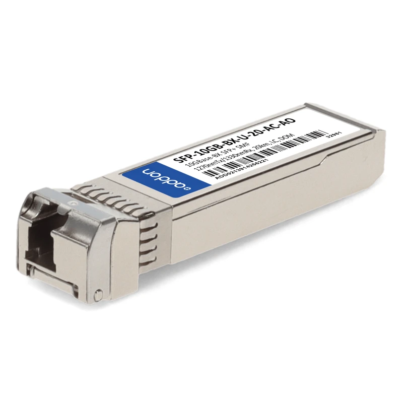 Image of AddOn Networks Accedian Compatible TAA 10GBase-BX SFP+ Transceiver (SM