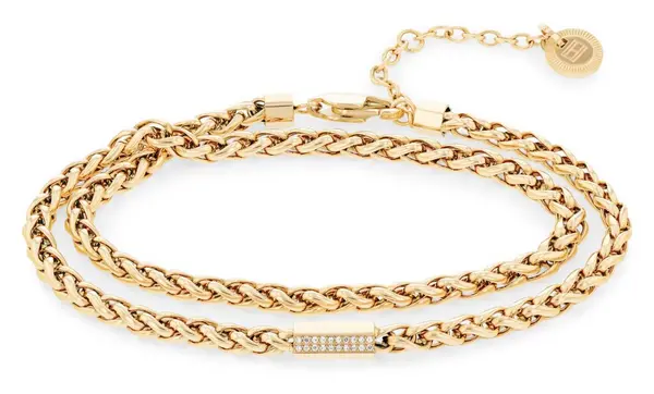 Image of Tommy Hilfiger 2780876 Womens Snake Gold-Tone Stainless Jewellery