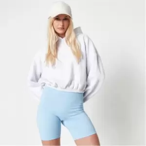 Image of Missguided MSGD Sports Rib Cycling Shorts - Blue