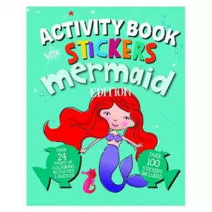Image of Mermaid Activity Book with Stickers Pack of 12 26070-MERM