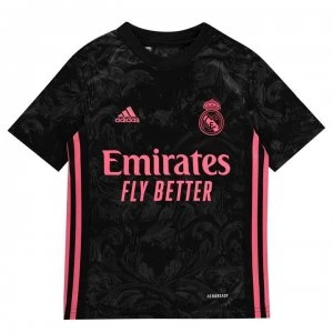 Image of adidas Real Madrid Third Shirt 2020 2021 Junior - Black