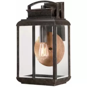 Image of Loops - Outdoor IP44 Wall Light Imperial Bronze LED E27 100W d02164