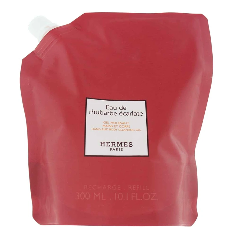 Image of Hermes Eau De Rhubarbe Ecarlate Refill Hand And Body Cleansing Gel 300ml