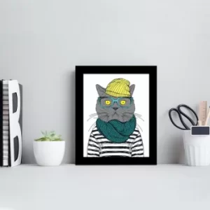 Image of SCT-008 Multicolor Decorative Framed MDF Painting