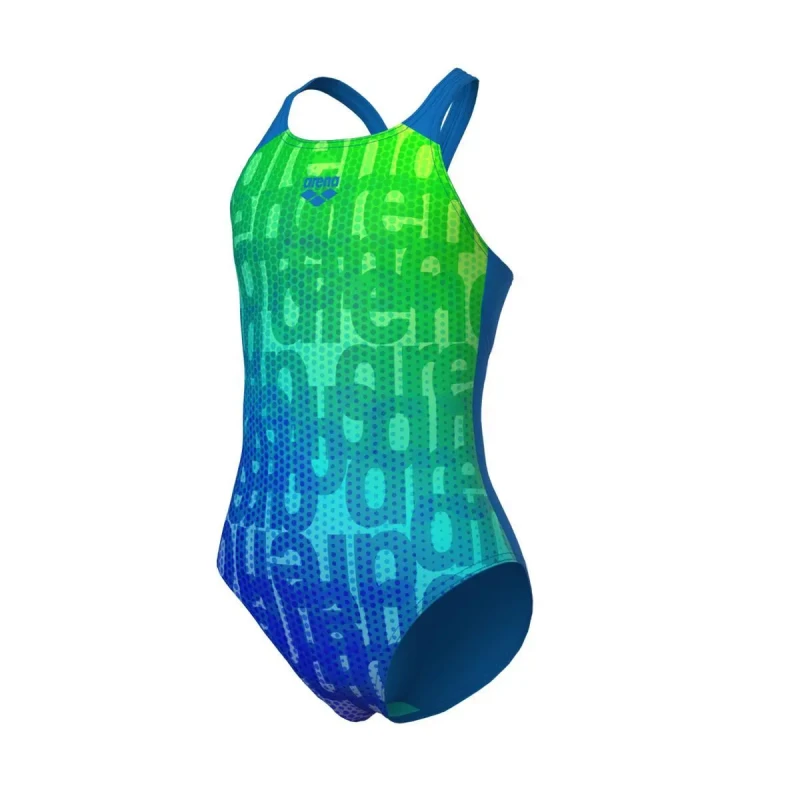 Image of One Piece swimsuit for girls Arena V Ba Bleu Female 8/9 ans