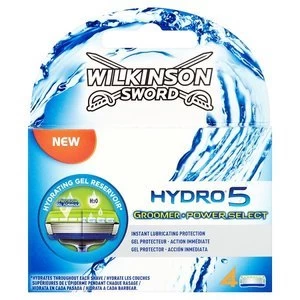 Image of Wilkinson Sword Hydro 5 Power and Groomer Blades 4s